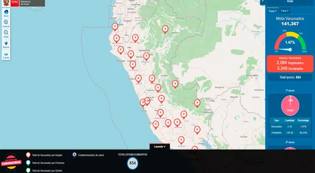 Permitirá conocer número y porcentaje de peruanos inmunizados Permitirá conocer número y porcentaje de peruanos inmunizados
