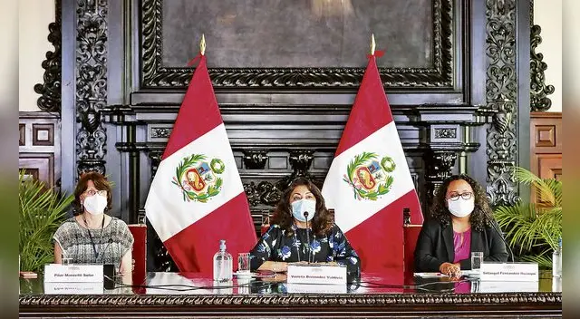 Su palabra. Premier Violeta Bermúdez asegura que protocolos de ONPE garantizan que la primera vuelta electoral no generará contagios. Pero, como se sabe, el coronavirus es impredecible. Foto: PCM