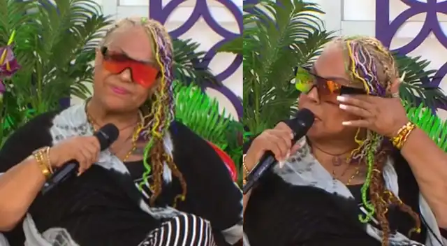 Lucía de la Cruz llora al recordar a su pequeño fallecido.