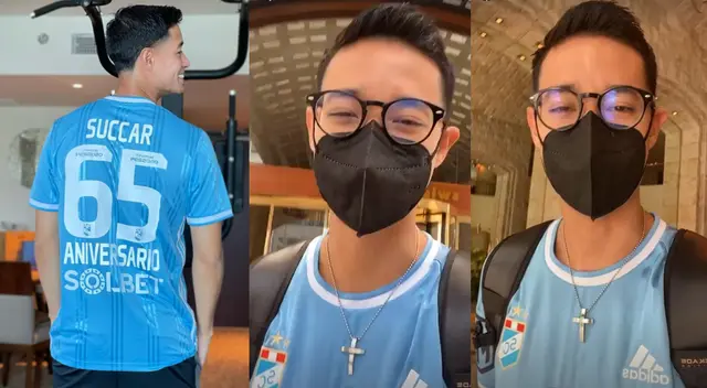 Tony Succar es hincha de Sporting Cristal y así lo demostró en redes sociales.