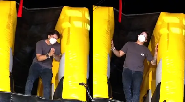 Mario Hart tuvo miedo y no cumplió con reto de altura en Esto es guerra.