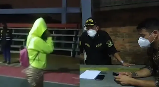 Thamara Gómez y Luigi Carbajal fueron detenidos por la PNP. Thamara Gómez y Luigi Carbajal fueron detenidos por la PNP.