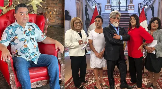 JB y sketch de Martín Vizcarra. JB y sketch de Martín Vizcarra.