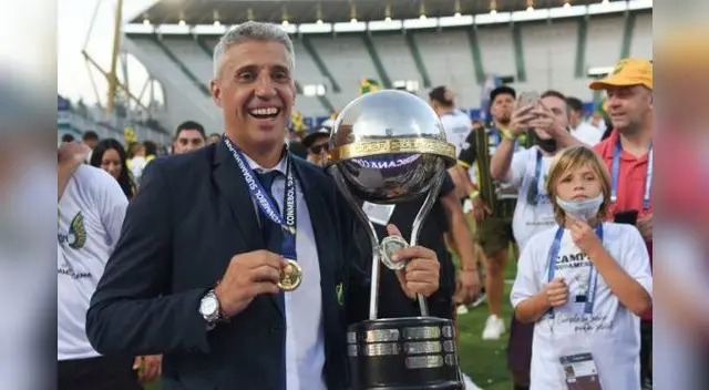 Hernán Crespo dejó Defensor Justicia y se va a dirigir al Sao Paulo. Hernán Crespo dejó Defensor Justicia y se va a dirigir al Sao Paulo.