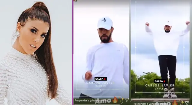 Yahaira Plasencia presentó al bailarín de salsa que admira.