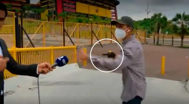 Periodista y camarógrafo perdieron sus celulares. Periodista y camarógrafo perdieron sus celulares.