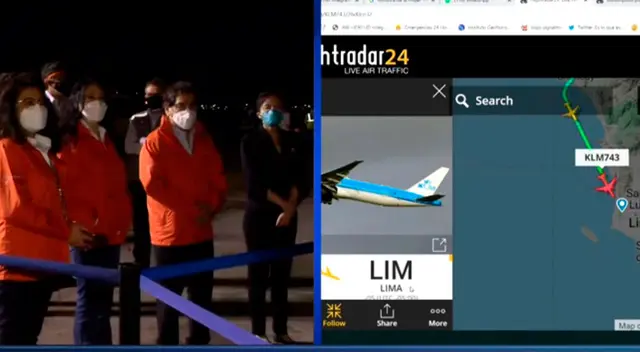Consejo de Ministros reciben las 700 mil vacunas de Sinopharm