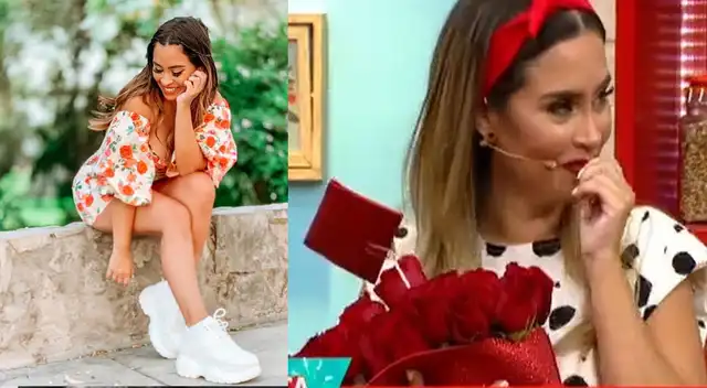 Ethel Pozo habla sobre las flores que recibió en el set de 'América Hoy'.
