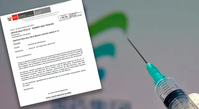 La Presidencia del Consejo de Ministros (PCM) tomó cartas en el asunto.