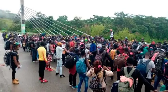 Haitianos quieren pasar por el Perú. Haitianos quieren pasar por el Perú.