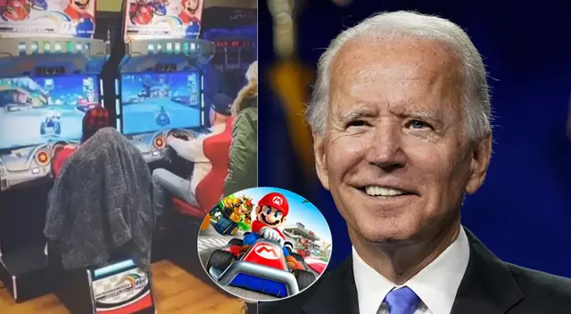 Joe Biden llamó la atención en las redes sociales con los videojuegos. Joe Biden llamó la atención en las redes sociales con los videojuegos.