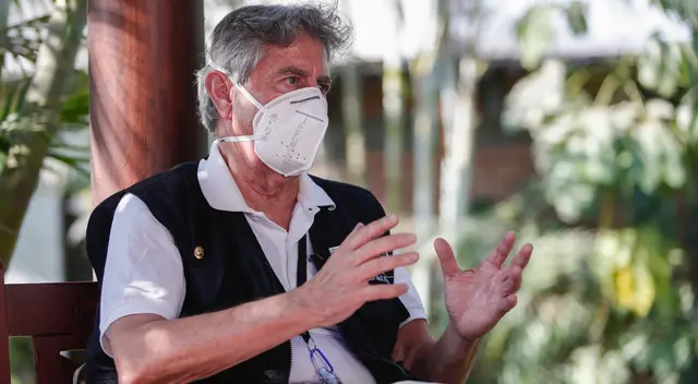 Presidente Francisco Sagasti ofreció conferencia de prensa tras escándalo de vacunación.