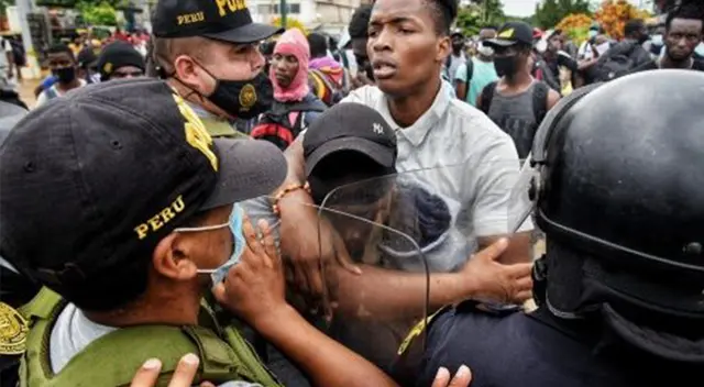 Migrantes contagiados con COVID-19 en Madre de Dios.