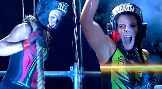 Alejandra Baigorria se mostró feliz de haber cumplido el reto y realizó coreografía.