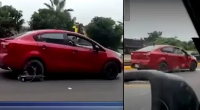 Peculiar video captado en la Costa Verde se viralizó en las redes sociales. Peculiar video captado en la Costa Verde se viralizó en las redes sociales.