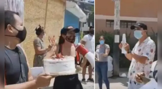 La escena causó sensación en las redes sociales.