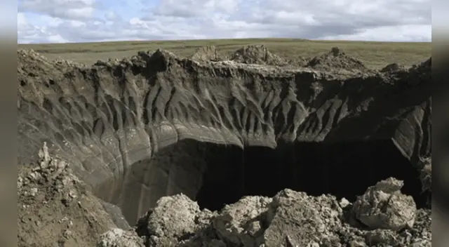 Fenómeno ocurrió debido al deshielo de la capa superior de la tierra que presionaba las cámaras de gas
