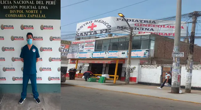 El detenido y el local donde trabajaba El detenido y el local donde trabajaba