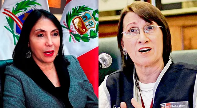 Pilar Mazzetti y Elizabeth Astete