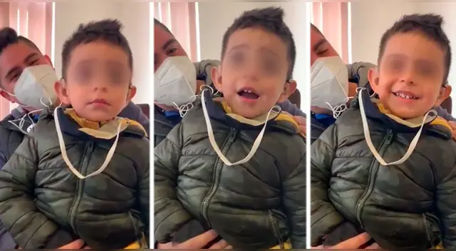 Emiliano sonríe al escuchar por primera vez Emiliano sonríe al escuchar por primera vez