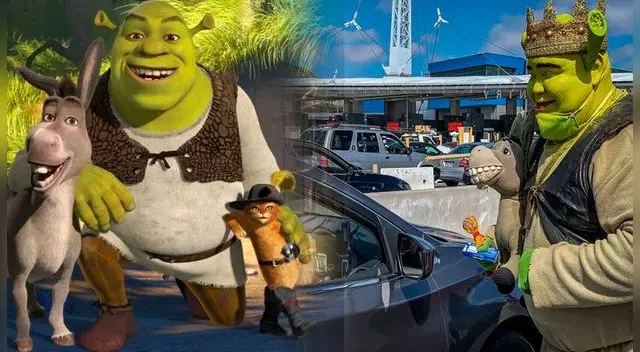 Hombre busca sacarle sonrisas a las personas, quienes lo apoyan ni bien lo ven.