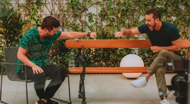 Jesús Alzamora y Adolfo Aguilar se juntaron después de años.