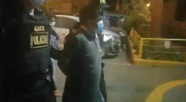 José Martín Minaya Barón fue detenido por el delito de violación sexual a una menor de edad.