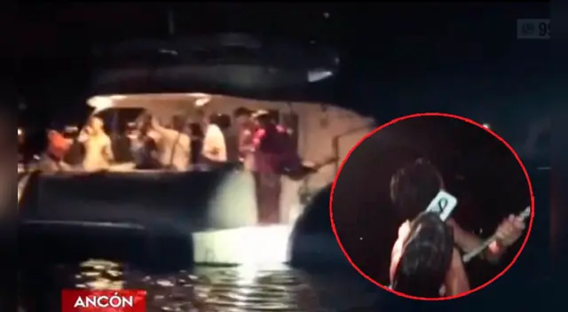 Más de 20 personas se juntaron a celebrar dentro de la nave acuática Más de 20 personas se juntaron a celebrar dentro de la nave acuática