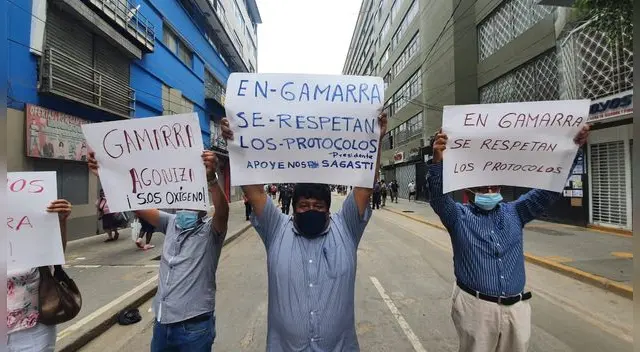 comerciantes de Gamarra exigen apertura de galerías