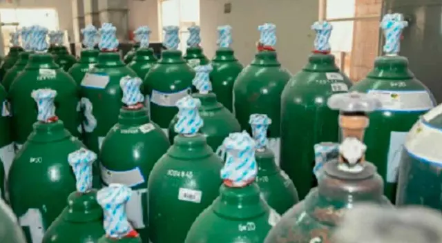 Chile ha donado 40 toneladas de oxígeno medicinal a Perú.