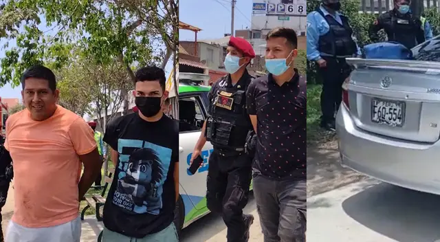 Capturan a delincuentes en Surco.
