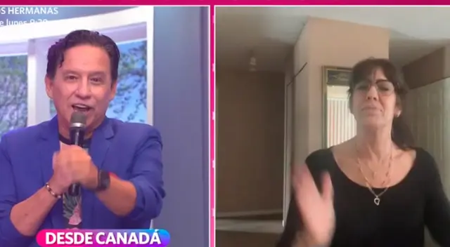 El conductor aprovechó para invitarle a salir cuando la madre de Jota y Gino Assereto llegue a Perú.