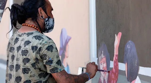 El barrio de Monserrate se volvió más colorido.