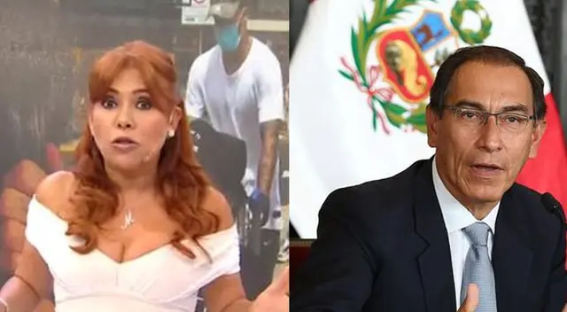 Magaly Medina contra Martín Vizcarra por molestarse con preguntas. Magaly Medina contra Martín Vizcarra por molestarse con preguntas.