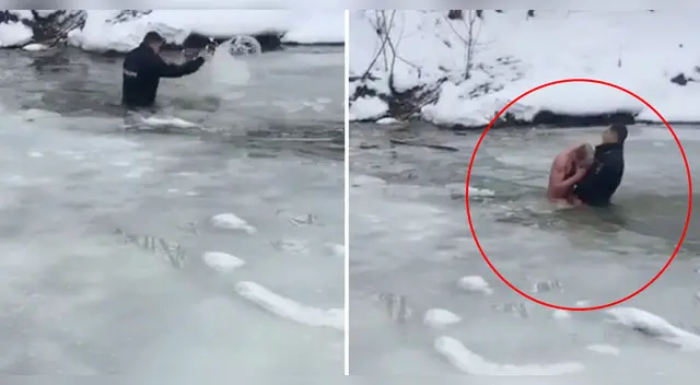 La escena causó el asombro de varios usuarios en las redes sociales.