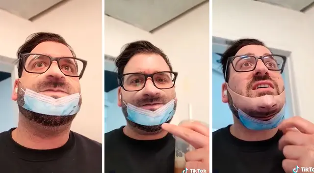 El joven les jugó una broma a las personas de una tienda El joven les jugó una broma a las personas de una tienda