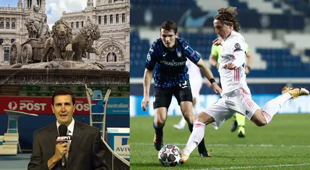 Miguel Simón llamó la atención en pleno Real Madrid vs Atalanta.