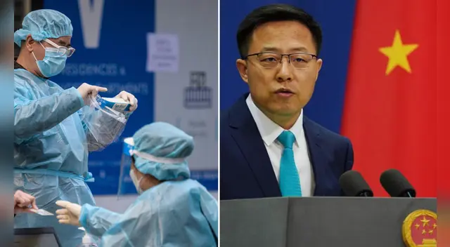 “China nunca ha exigido a diplomáticos estadounidenses que se sometan a tomas de muestra anales”, afirmó el portavoz de del Ministerio chino de Relaciones Exteriores, Zhao Lijian.