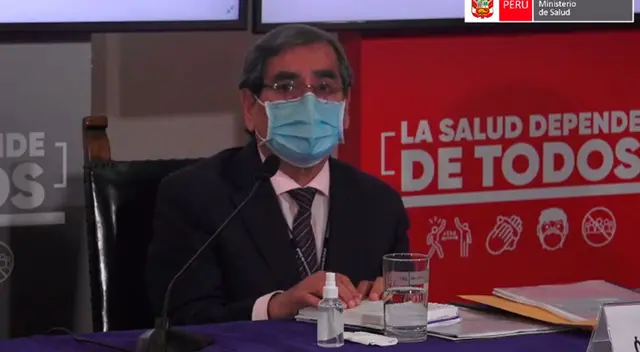 Óscar Ugarte, ministro de Salud. Óscar Ugarte, ministro de Salud.