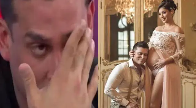 A poco de la llegada de su hija, Christian Domínguez tuvo un baby shower en América Hoy y se emocionó hasta las lágrimas.