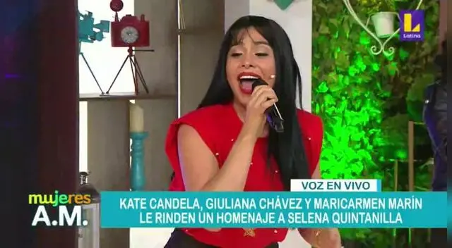 Maricarmen Marín se convirtió en Selena Quintanilla. Maricarmen Marín se convirtió en Selena Quintanilla.