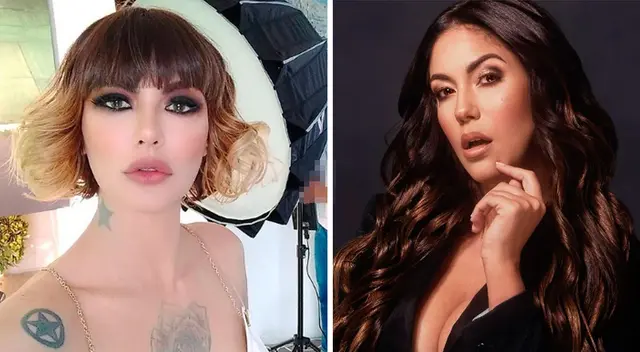 Angie Jibaja celebra tras ganarle juicio a Tilsa Lozano. Angie Jibaja celebra tras ganarle juicio a Tilsa Lozano.