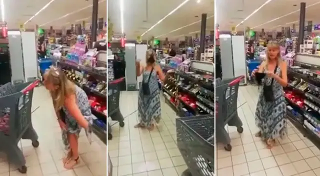 El video de la mujer se hizo viral en redes sociales. El video de la mujer se hizo viral en redes sociales.