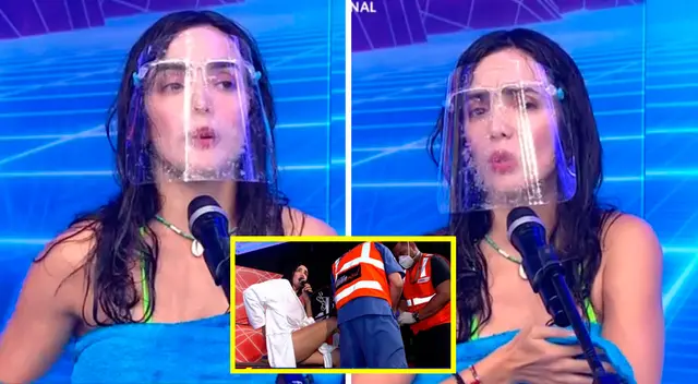 Rosángela Espinoza se molesta con producción de EEG. Rosángela Espinoza se molesta con producción de EEG.