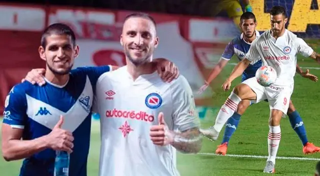 Emanuel Herrera debutó con la camiseta de Argentinos Junios.