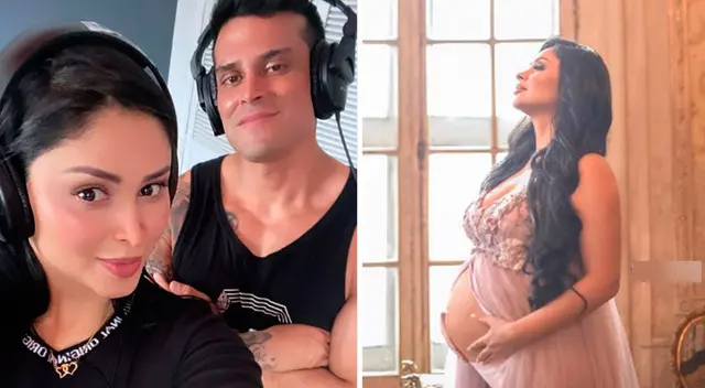 Pamela Franco emocionada por el crecimiento de su bebé.