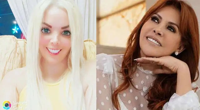 Shirley Cherres le aclara a Magaly Medina que no abusa de filtros. Shirley Cherres le aclara a Magaly Medina que no abusa de filtros.