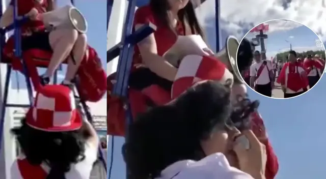 Peculiar video del hincha de la selección peruana se viralizó en las redes sociales.