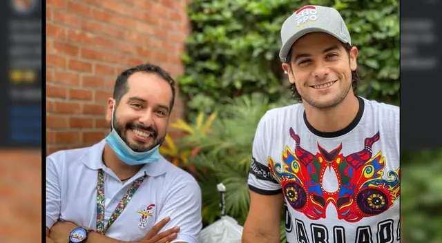 Andrés Wiese y Junior Silva se reencuentran. Andrés Wiese y Junior Silva se reencuentran.