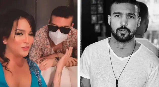 Daniela Darcourt demuestra su amistad con Ezio Oliva. Daniela Darcourt demuestra su amistad con Ezio Oliva.